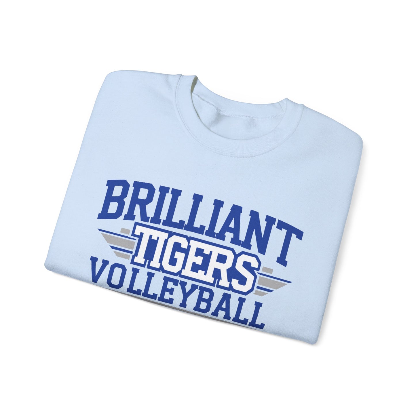 Adult Crewneck Sweatshirt \ Brilliant Tigers Volleyball \ BTV2