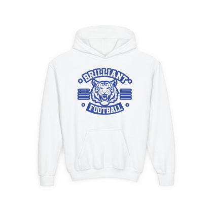 Youth Hoodie Sweatshirt \ Brilliant Tigers Football \ BTF2