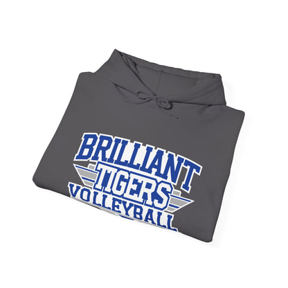 Adult Hoodie Sweatshirt \ Brilliant Tigers Volleyball \ BTV2
