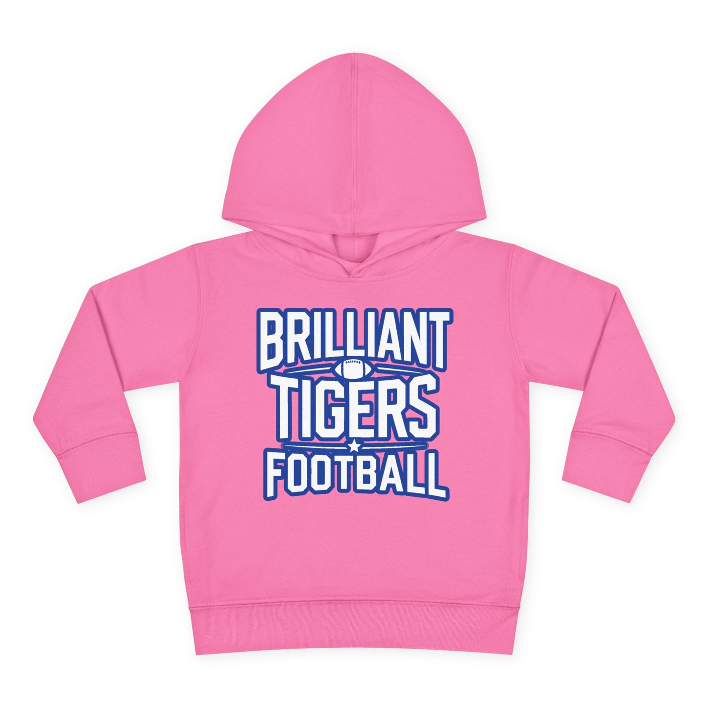 Toddler Hoodie Sweatshirt \ Brilliant Tigers Football \ BTF1
