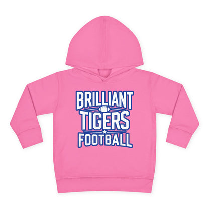 Toddler Hoodie Sweatshirt \ Brilliant Tigers Football \ BTF1