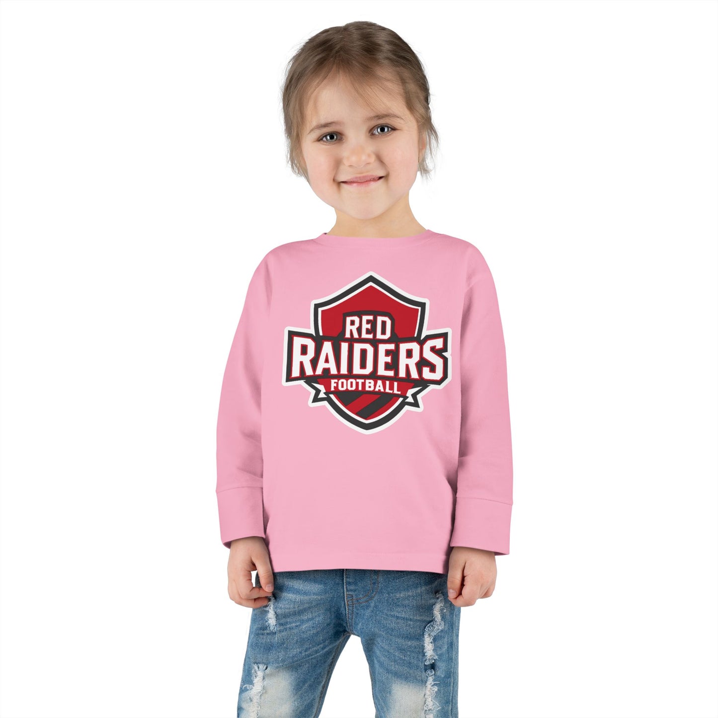 Toddler Long Sleeve Tee \ Marion County Red Raiders Football \ MCF2