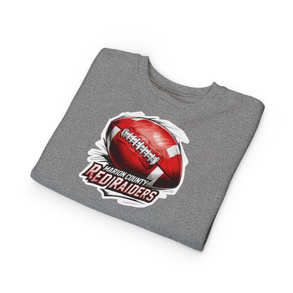 Toddler Crewneck Sweatshirt \ Marion County Red Raiders Football \ MCF1