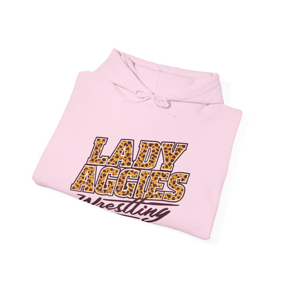 Adult Hoodie Sweatshirt \ Hamilton Aggies Wrestling \ HAWG3