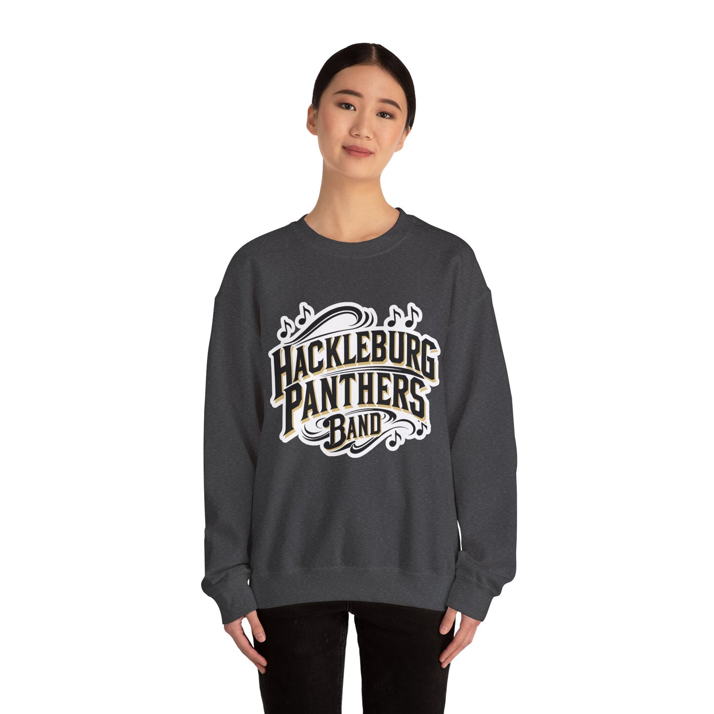 Adult Crewneck Sweatshirt \ Hackleburg Panthers Band \ HPB1