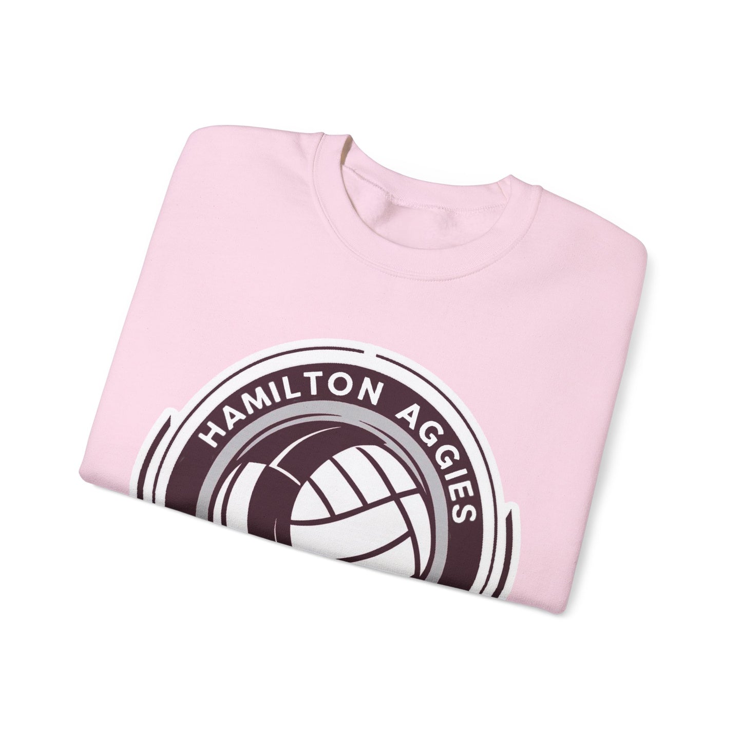 Adult Crewneck Sweatshirt \ Hamilton Aggies Volleyball \ HAV1