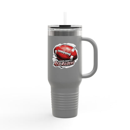 40oz Insulated Tumbler \ Marion County Red Raiders Football \ MCF1