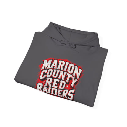 Adult Hoodie Sweatshirt \ Marion County Red Raiders \ MC1