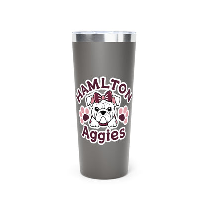 22oz Copper Insulated Tumbler \ Hamilton Aggies \ HAG3