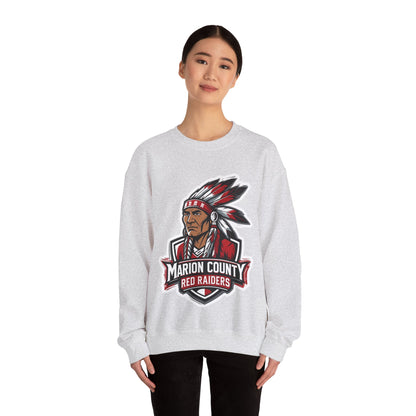 Adult Crewneck Sweatshirt \ Marion County Red Raiders \ MC2