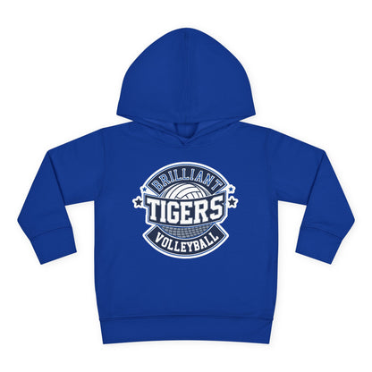 Toddler Hoodie Sweatshirt \ Brilliant Tigers Volleyball \ BTV1