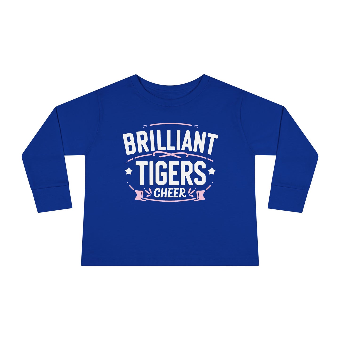 Toddler Long Sleeve Tee \ Brilliant Tigers Cheer \ BTC2