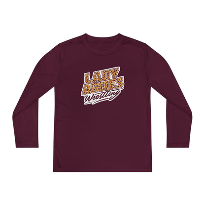 Youth Long Sleeve Tee \ Hamilton Aggies Wrestling \ HAWG3