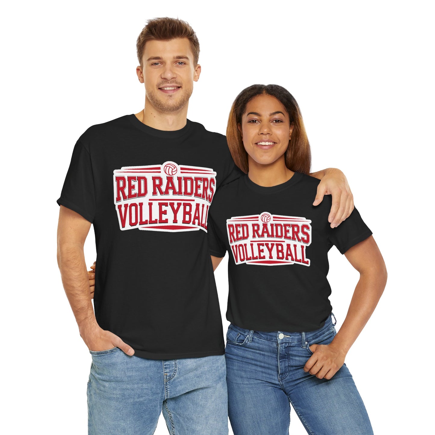 Adult Tee \ Marion County Red Raiders Volleyball \ MCV2