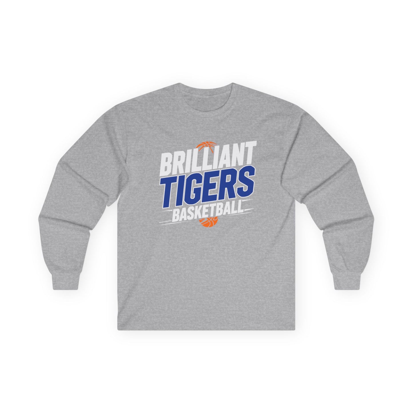 Long Sleeve Tee \ Brilliant Tigers Basketball \ BTBK1