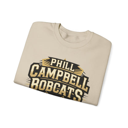 Adult Crewneck Sweatshirt \ Phill Campbell Bobcats \ PCB1