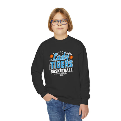 Youth Crewneck Sweatshirt \ Brilliant Tigers Basketball \ BTBKG1