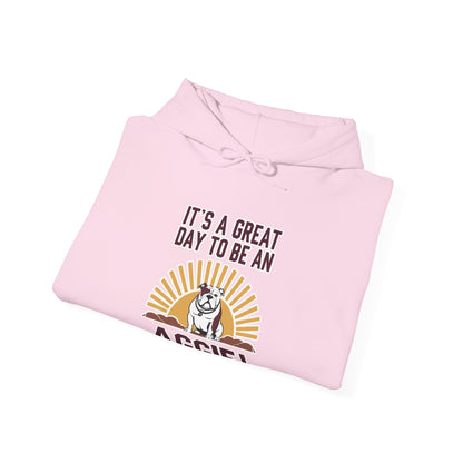 Adult Hoodie Sweatshirt \ It's a Great Day to be an Aggie! \ GDA4