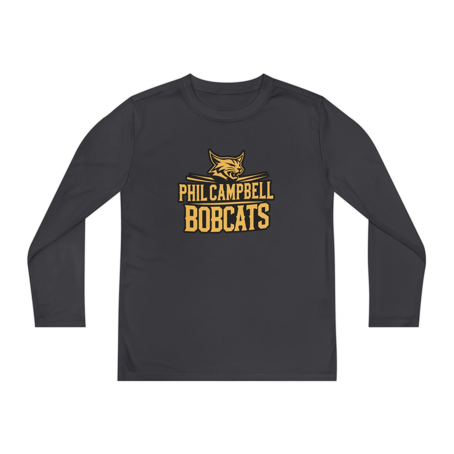 Youth Long Sleeve Tee \ Phil Campbell Bobcats \ PCB2