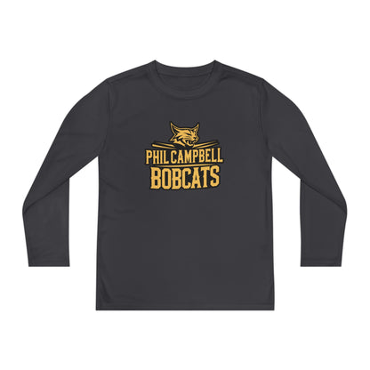 Youth Long Sleeve Tee \ Phil Campbell Bobcats \ PCB2