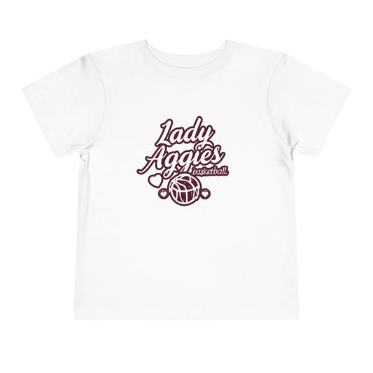 Toddler Tee \ Hamilton Aggies Basketball \ HABKG2