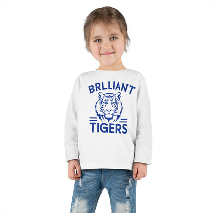 Toddler Long Sleeve Tee \ Brilliant Tigers \ BT1