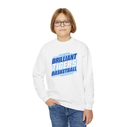 Youth Crewneck Sweatshirt \ Brilliant Tigers Basketball \ BTBK2