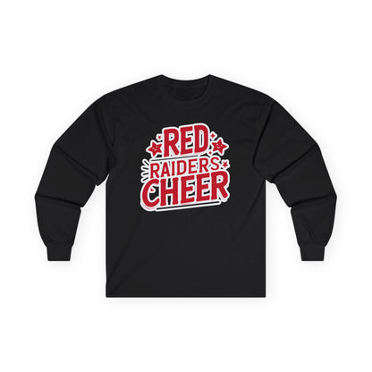 Adult Long Sleeve Tee \ Marion County Red Raiders Cheer \ MCC2