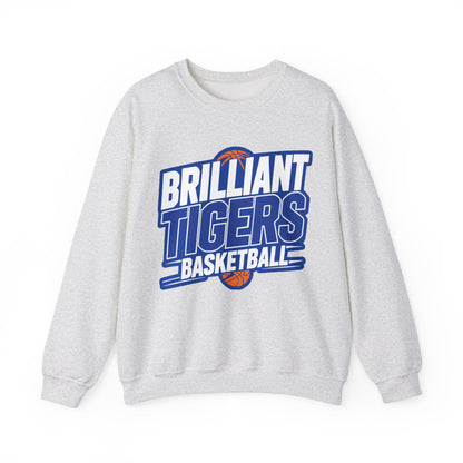 Adult Crewneck Sweatshirt \ Brilliant Tigers Basketball \ BTBK1