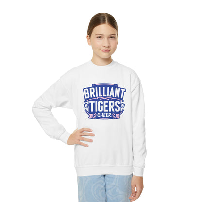 Youth Crewneck Sweatshirt \ Brilliant Tigers Cheer \ BTC2