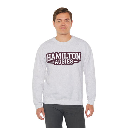 Adult Crewneck Sweatshirt \ Hamilton Aggies \ HA3