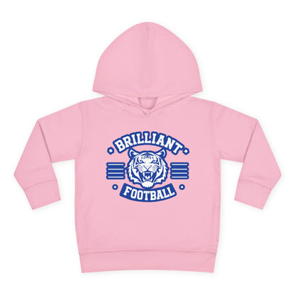 Toddler Hoodie Sweatshirt \ Brilliant Tigers Football \ BTF2