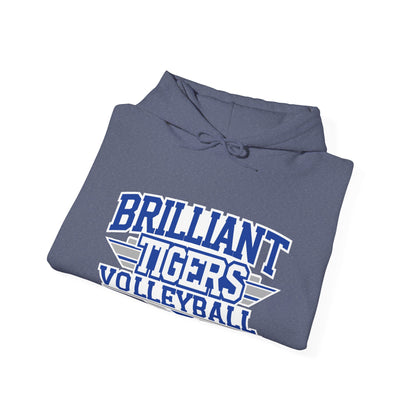 Adult Hoodie Sweatshirt \ Brilliant Tigers Volleyball \ BTV2