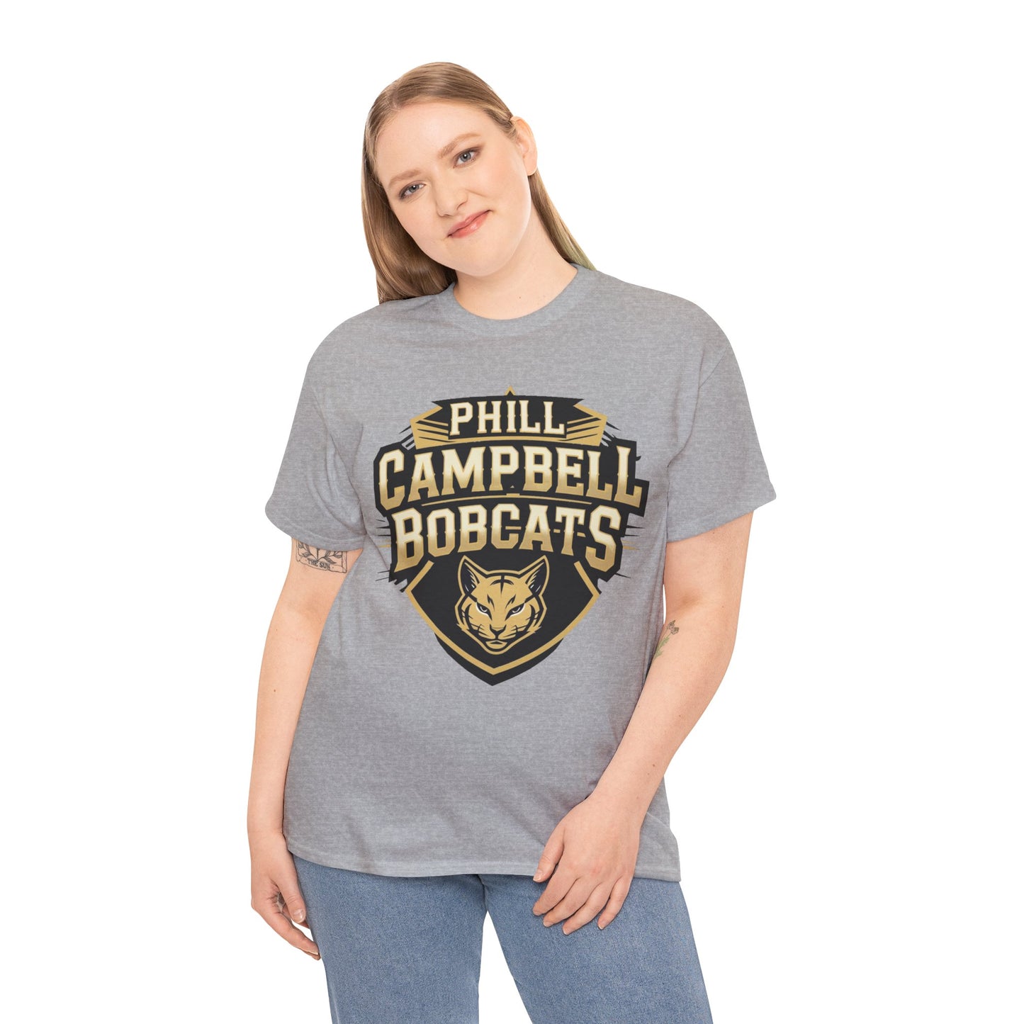 Adult Tee \ Phill Campbell Bobcats \ PCB1