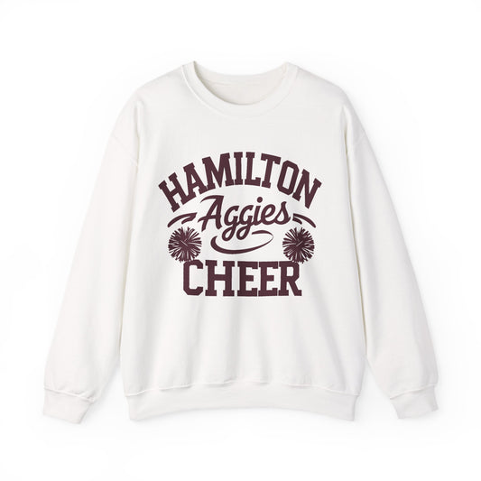 Adult Crewneck Sweatshirt \ Hamilton Aggies Cheer \ HAC2