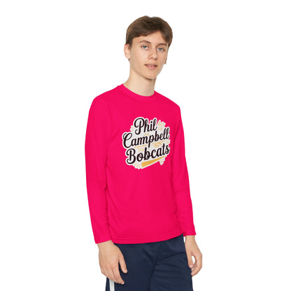 Youth Long Sleeve Tee \ Phil Campbell Bobcats \ PCBG2