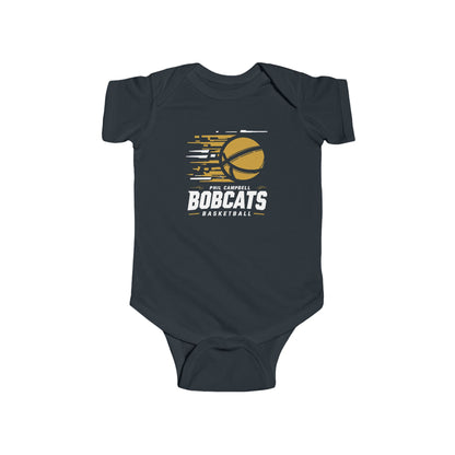 Short Sleeve Baby Bodysuit \ Phil Campbell Bobcats Basketball \ PCBBK2