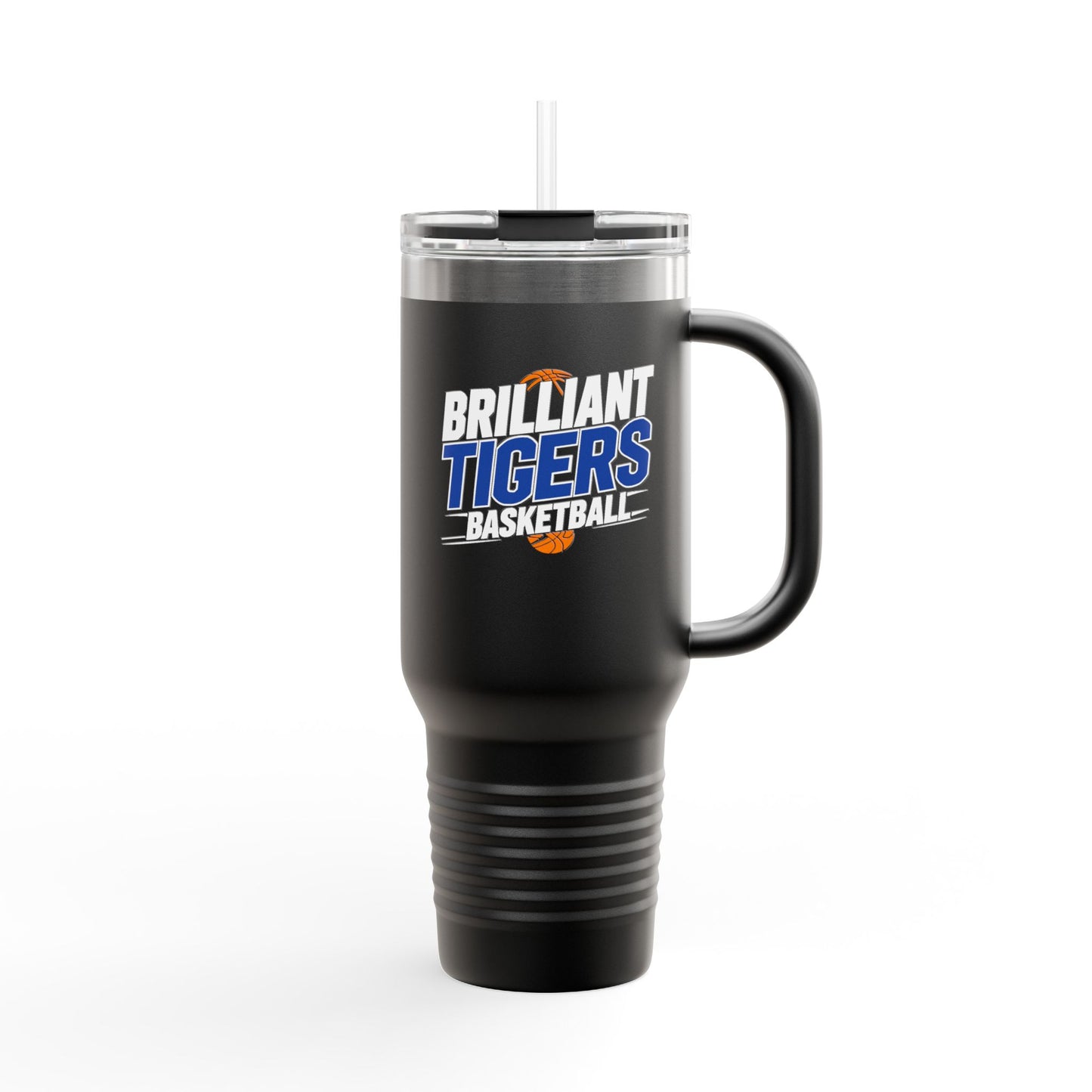 40oz Insulated Tumbler \ Brilliant Tigers Basketball \ BTBK1