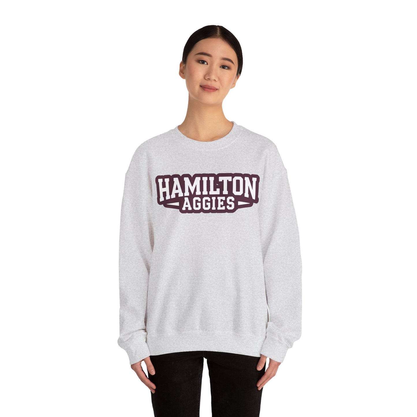 Adult Crewneck Sweatshirt \ Hamilton Aggies \ HA3