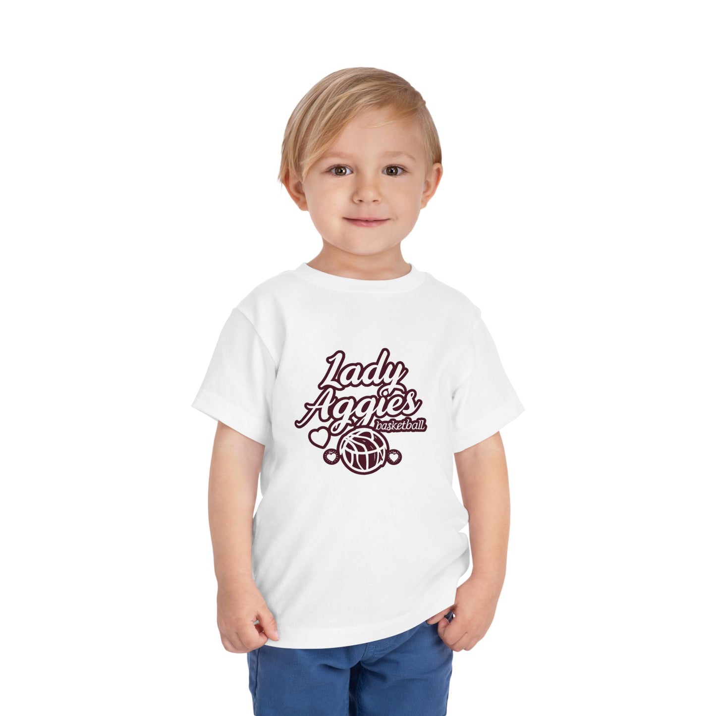 Toddler Tee \ Hamilton Aggies Basketball \ HABKG2