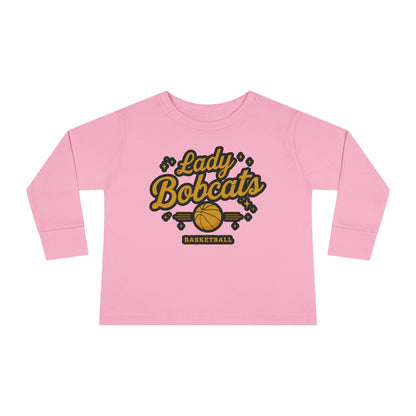 Toddler Long Sleeve Tee \ Phil Campbell Bobcats Basketball \ PCBBKG2