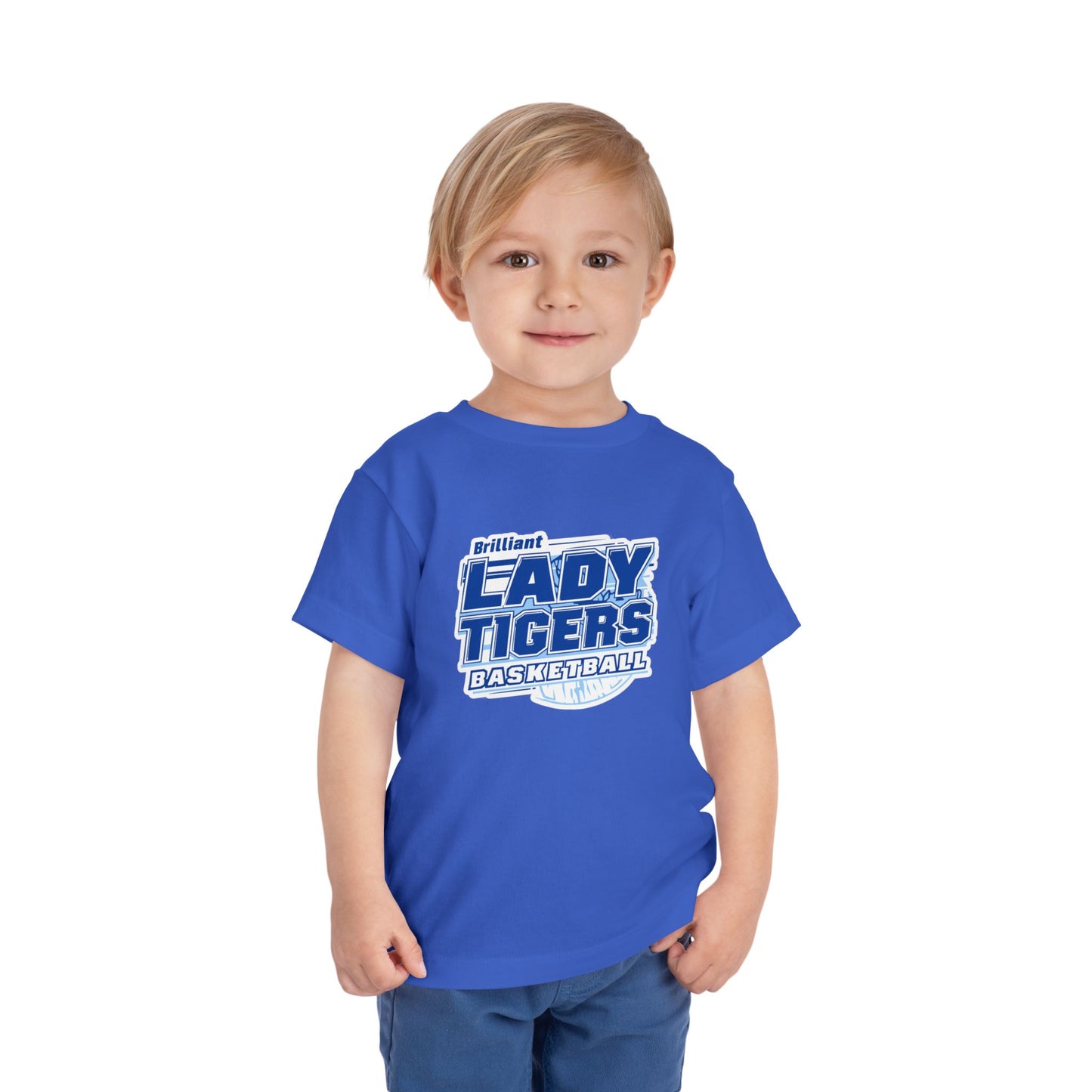 Toddler Tee \ Brilliant Tigers Basketball \ BTBKG2