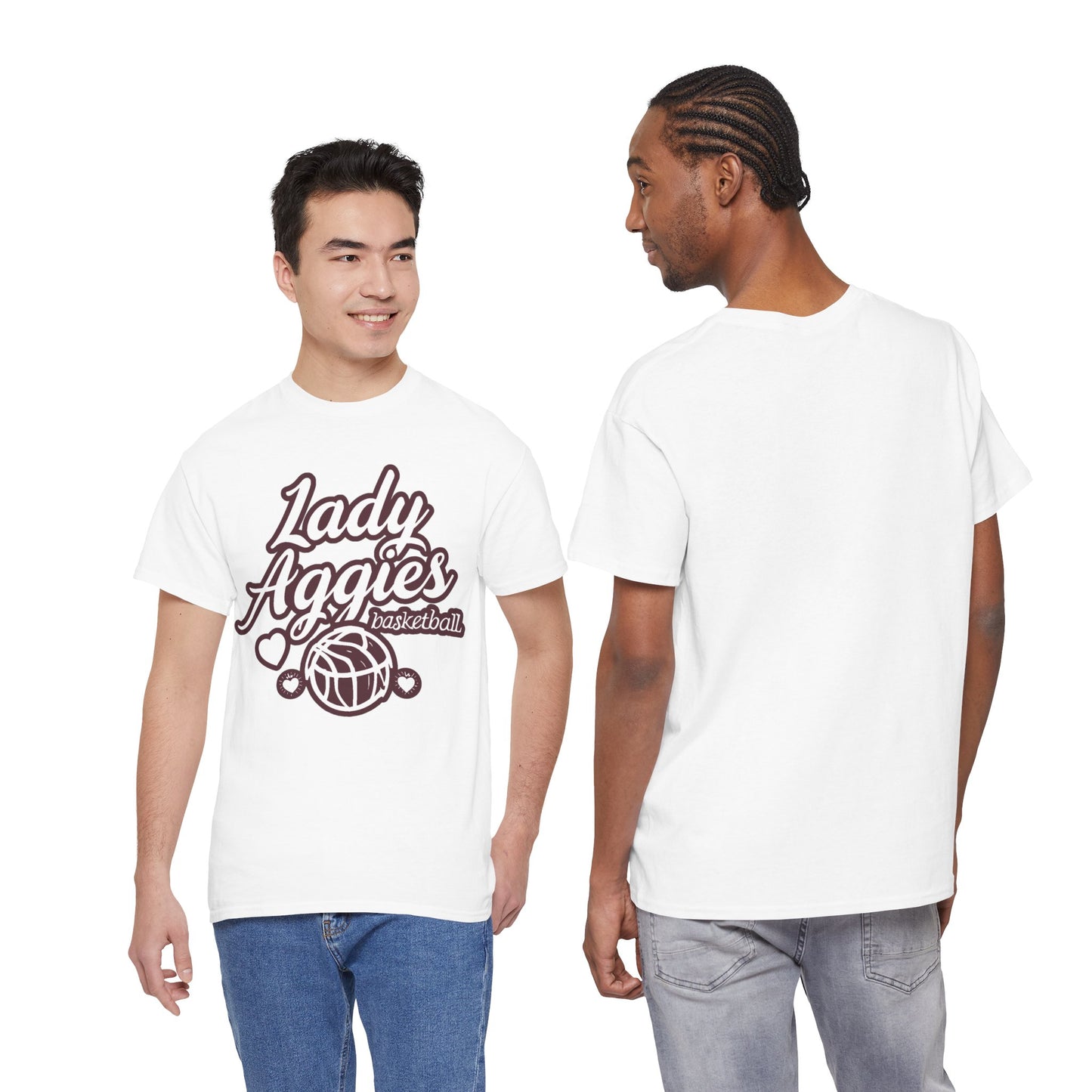Adult Tee \ Hamilton Aggies Basketball \ HABKG2