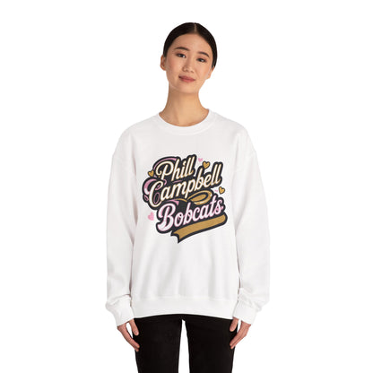 Adult Crewneck Sweatshirt \ Phill Campbell Bobcats \ PCBG1