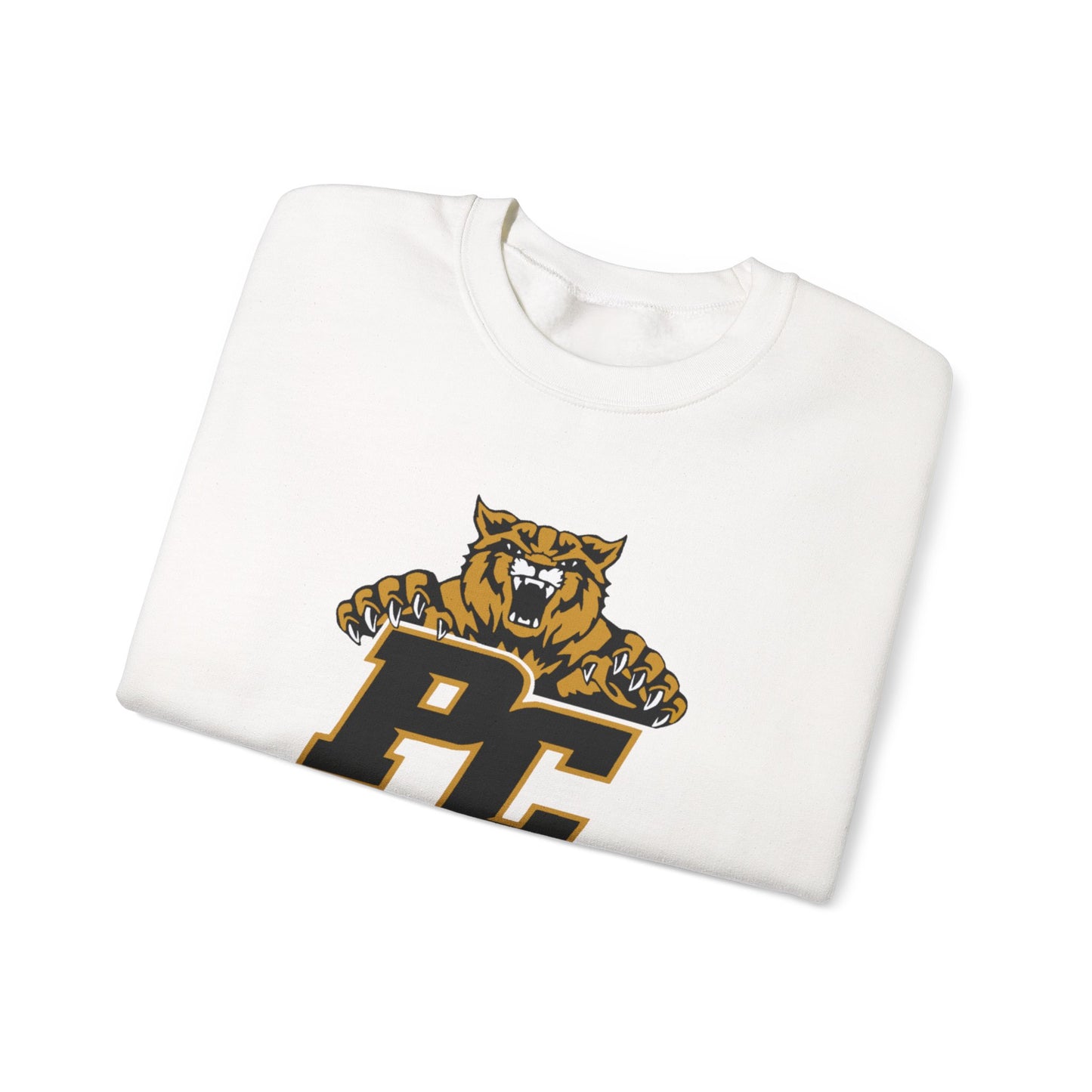 Adult Crewneck Sweatshirt \ Phil Campbell Bobcats Basketball \ PCBBKG1
