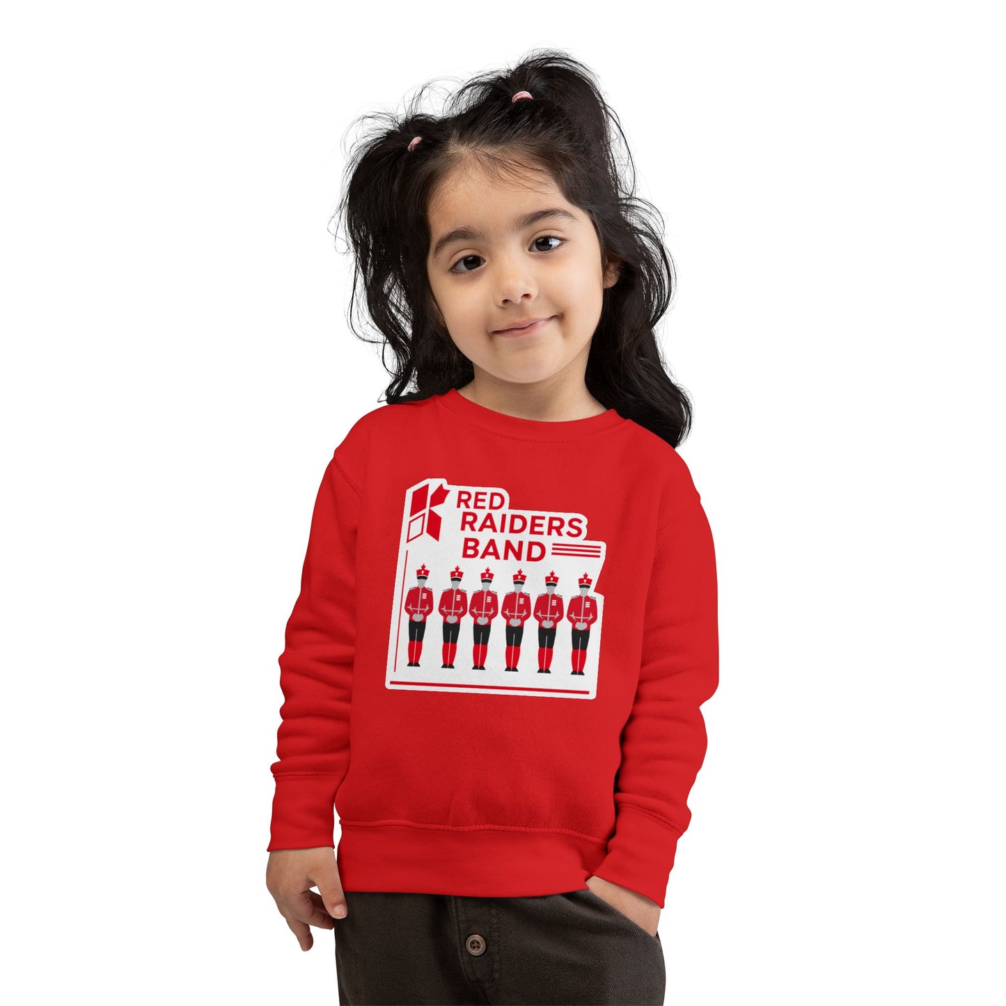 Toddler Crewneck Sweatshirt \ Marion County Red Raiders Band \ MCB1
