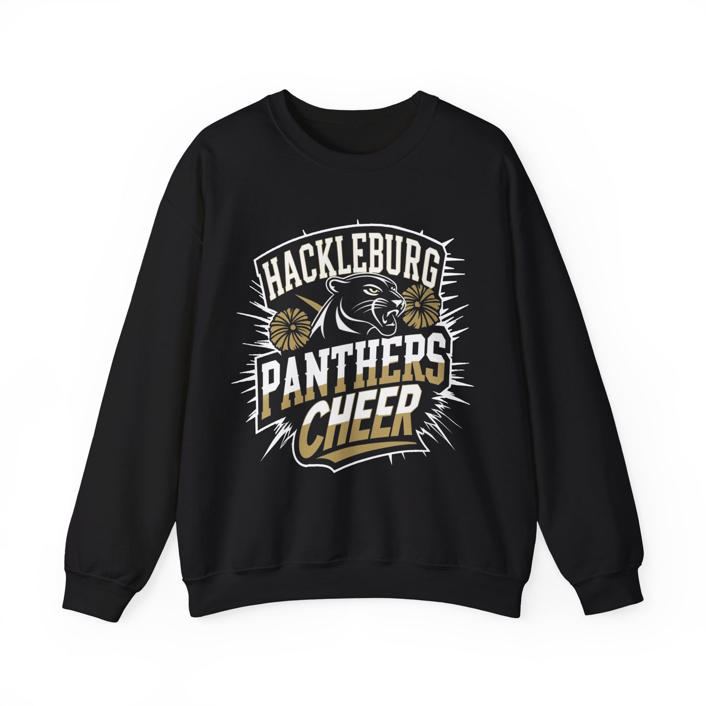 Adult Crewneck Sweatshirt \ Hackleburg Panthers Cheer \ HPC1