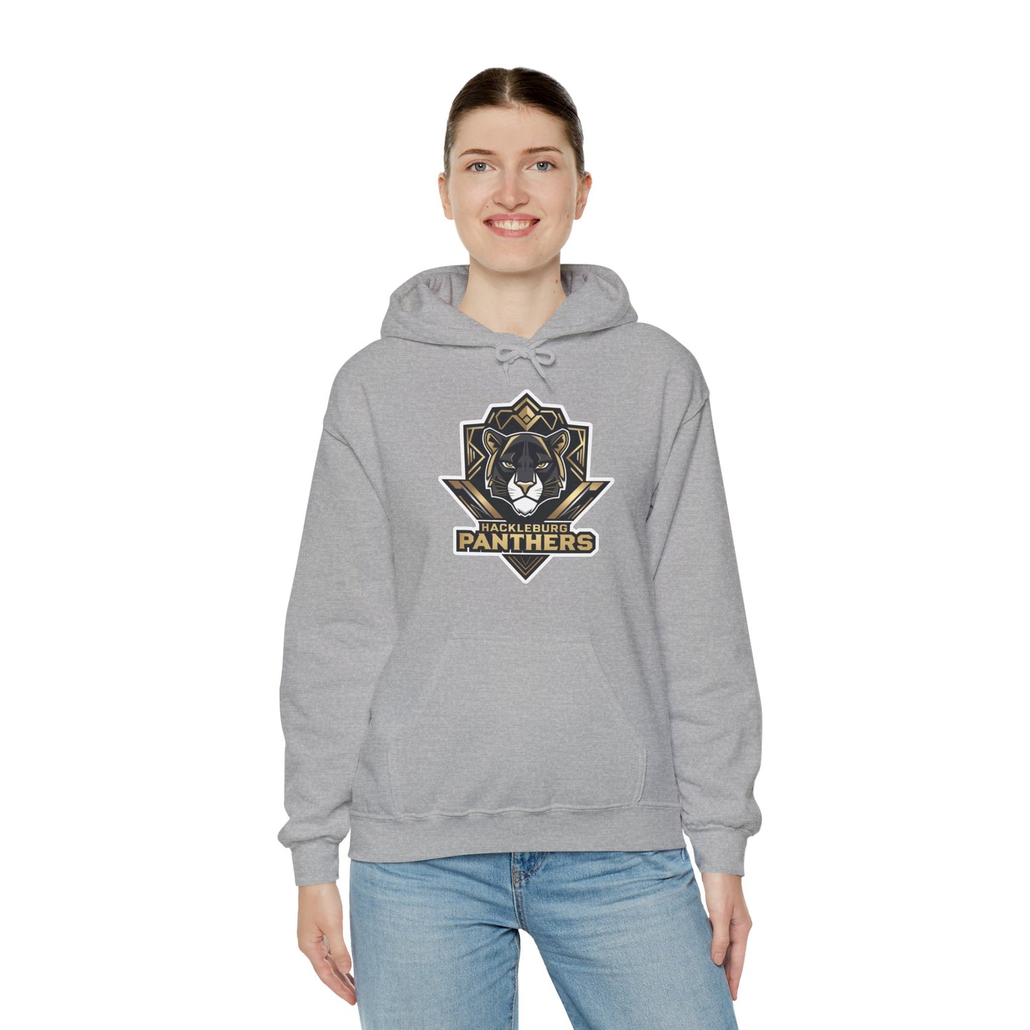 Adult Hoodie Sweatshirt \ Hackleburg Panthers \ HP1