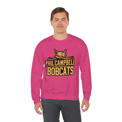 Adult Crewneck Sweatshirt \ Phil Campbell Bobcats \ PCB2