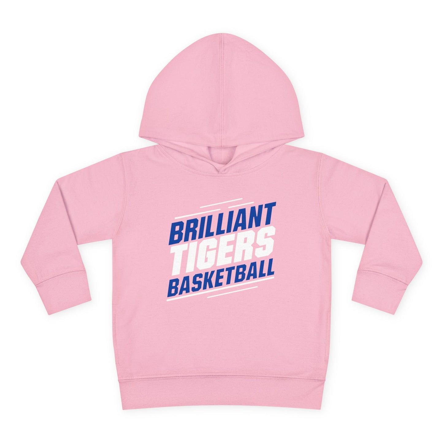 Toddler Hoodie Sweatshirt \ Brilliant Tigers Basketball \ BTBK2